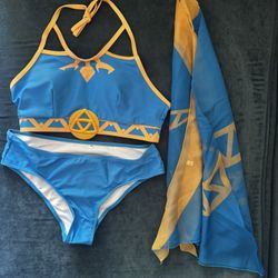 Legend Of Zelda Bikini Cosplay Halloween Costume 