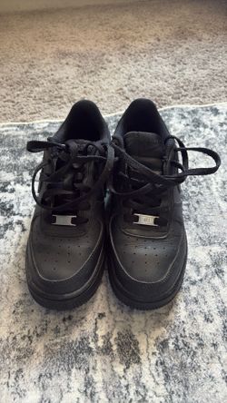 All black Air Force 1s size 6.5y