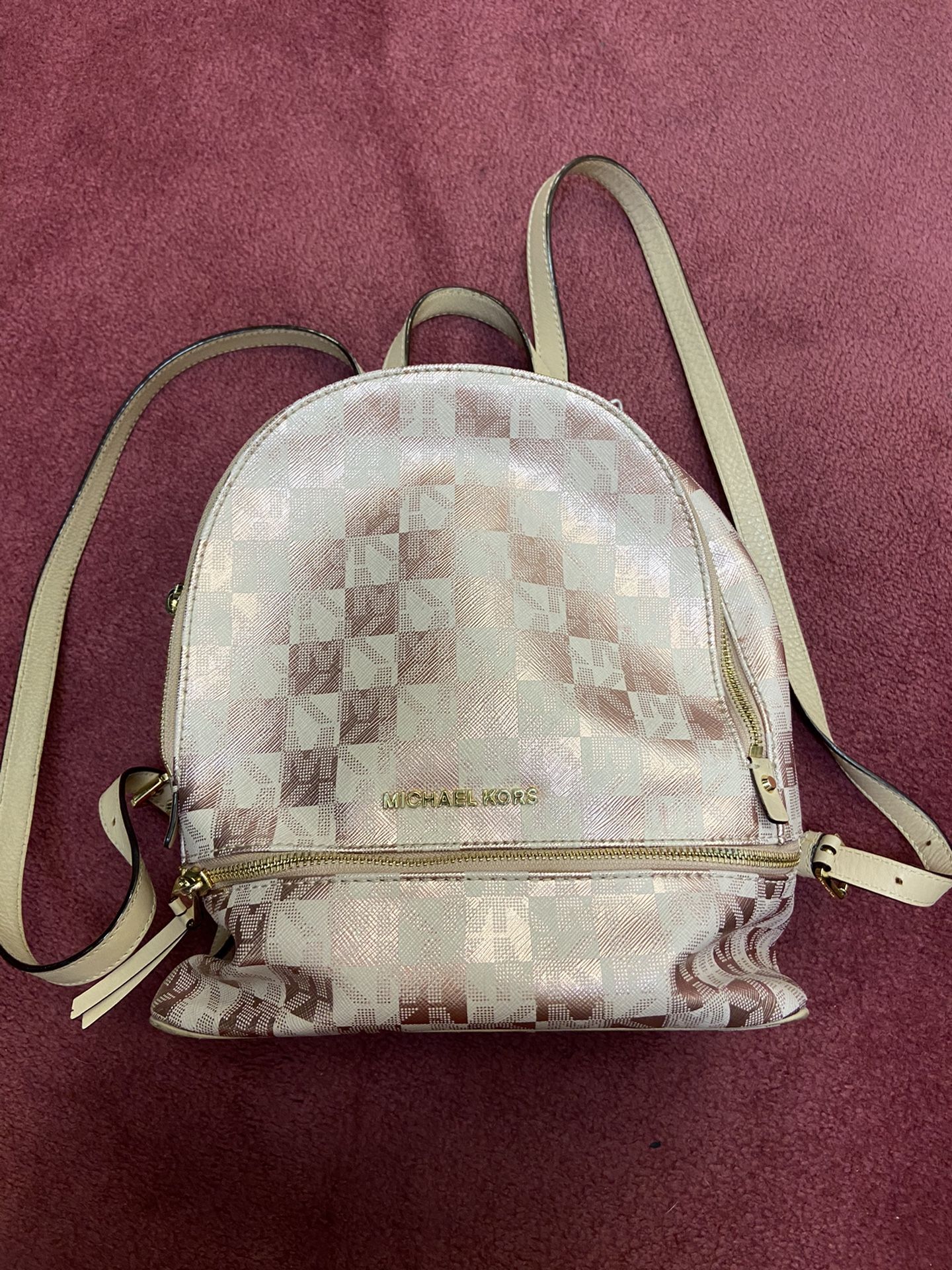 MK Pink Backpack