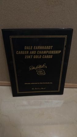 NASCAR #3 Dale Earnhardt Career & Championship 23KT Gold Cards