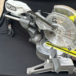 Ryobi 12” sliding, dual bevel, compound miter saw