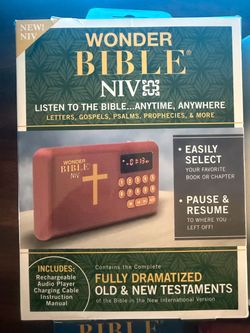 Wonder Bible NIV Audio Bible Player