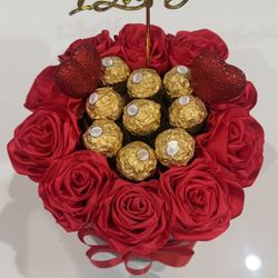 ❤️🌹Eternal Rose Valentines Arrangement by TouchedbyIliana ❤️