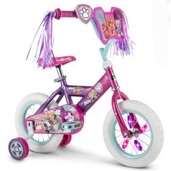 Huffy 12" Paw Patrol Kids' Bike, Fits Riders 3"1" - 3'5", Pink, Child, Girl's