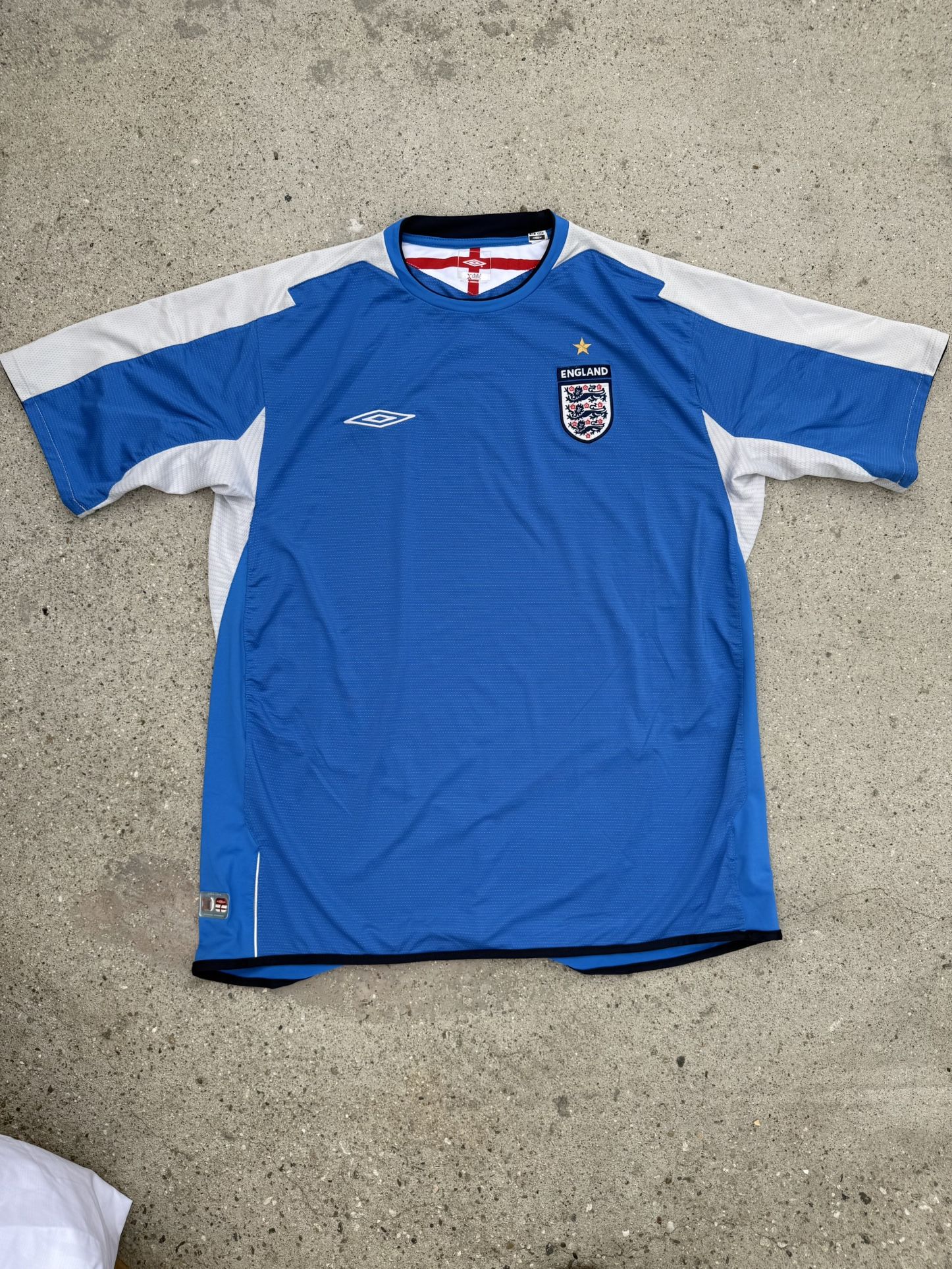 England Umbro football shirt size XXL