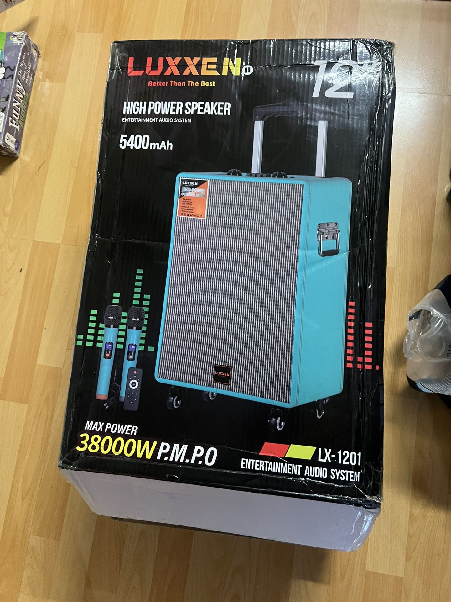 LUXXEN BLUETOOTH KARAOKE SPEAKER