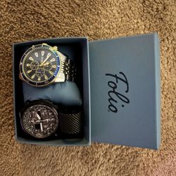 New Folio Watch With Bracelet And Money clip