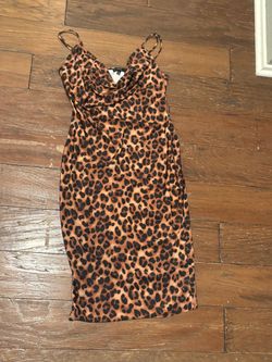 Cheetah dress size m