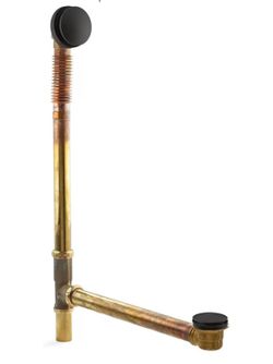 Kohler - BL Clearflow brass Toe Tap bath drain