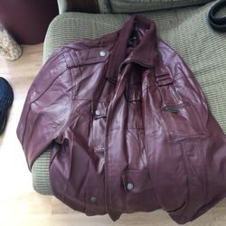 Nice Leather Jacket Sz 2x 