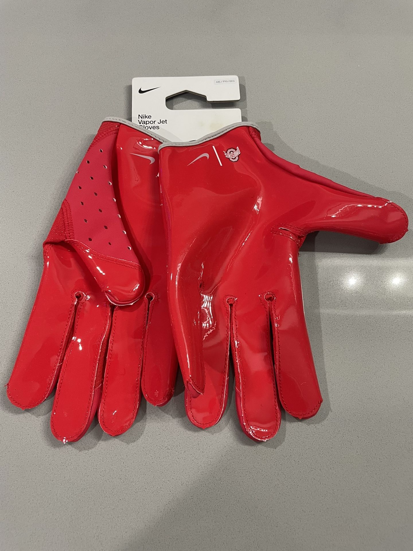 Nike Vapor Jet 8.0 NCAA Team Issued Ohio State Football Gloves HF6709-650 XXL Brand new 100% authentic! Check out photos for further details and feel