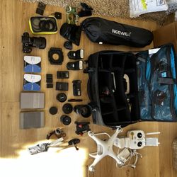 All mint condition Camera, Drone photography Equipment 