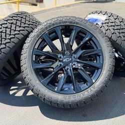 22" Wheels Tires Chevy Silverado 1500 Tahoe GMC Sierra Yukon Cadillac