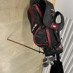 Ram Golfing Equipment Bag and Clubs