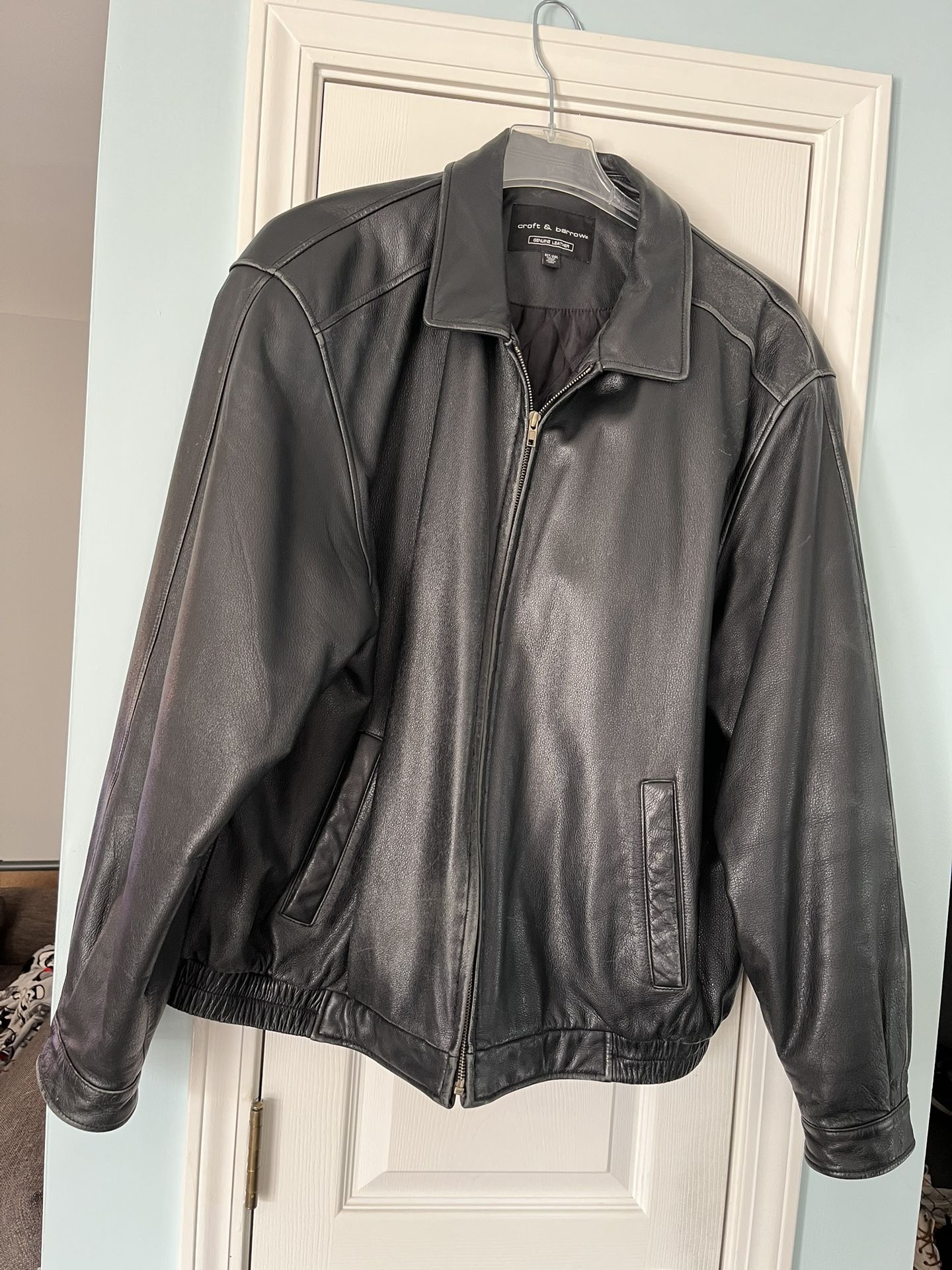 Men’s Leather Jacket XL Tall