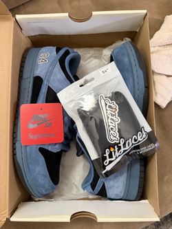 Nike Supreme Dunk Sb Low Blue 2025 Size 9.5  Men’s