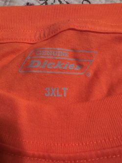 Genuine Dickies Orange T-Shirt Size 3XLT