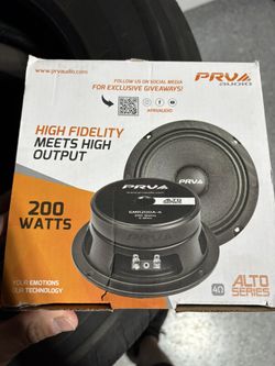 PRV Loud Speakers (2 Brand New)