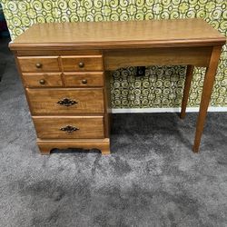 Student Desk and Bookshelf Mid Century Modern Set