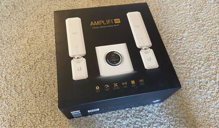 Ubiquiti AmpliFi HD Mesh WiFi System + Teleport | Router + 2 Mesh Points | Complete in Box