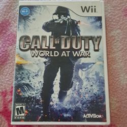 Wii Call of Duty World At War