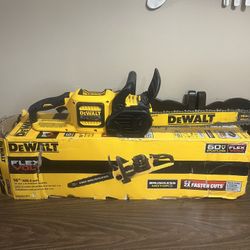 DeWalt 60v FLEX VOLT Brushless 16” Chainsaw