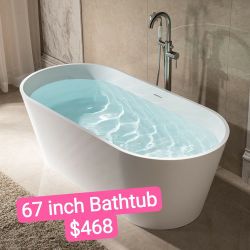 67 inch Freestangding Bathtub,Bath Tub