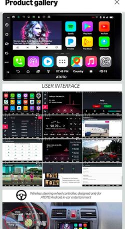 ATOTO A6 Universal Double Din Android Car Navigation Stereo with Dual Bluetooth - Standard A6Y2710S