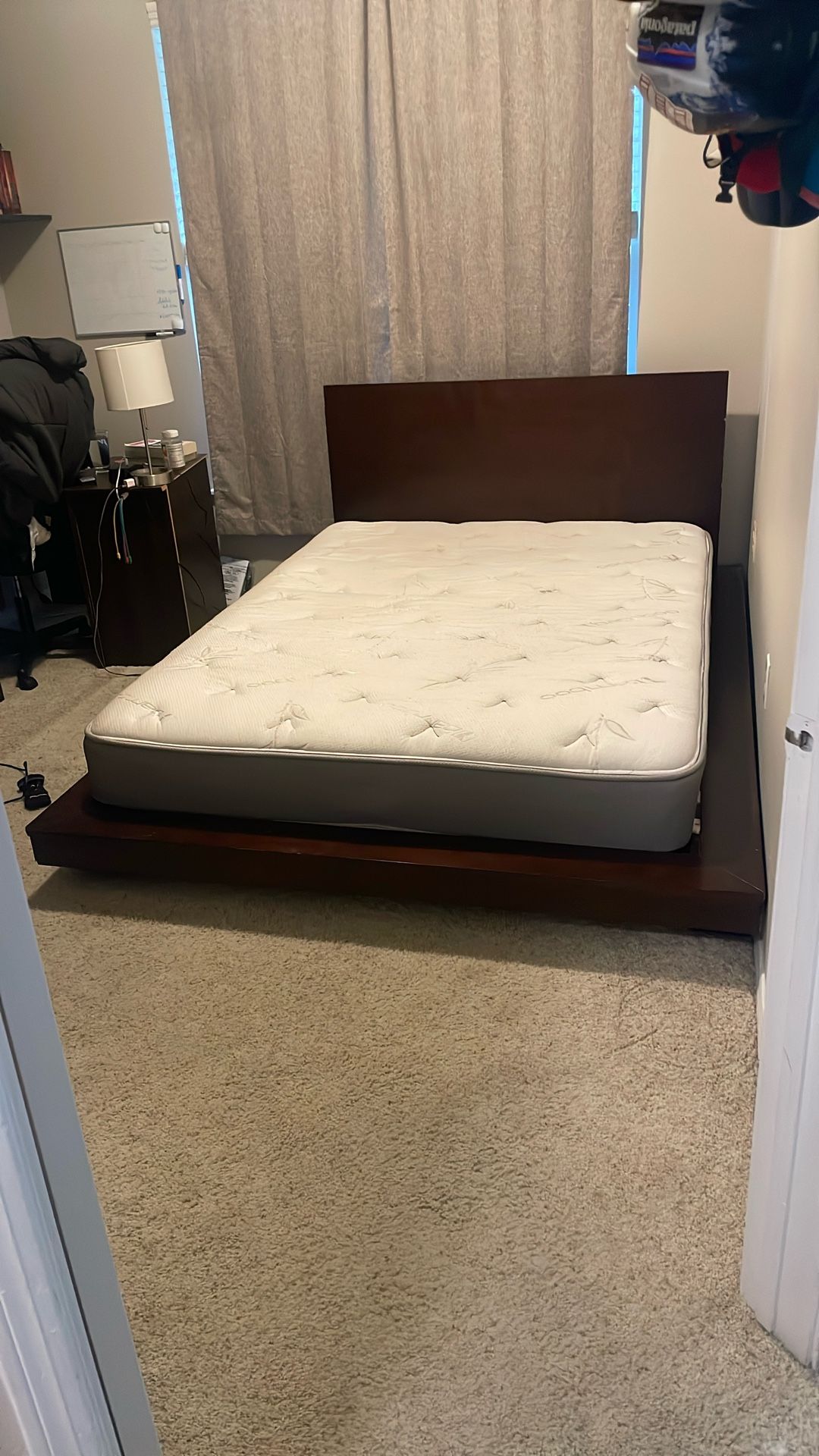 Queen bed frame and Matress