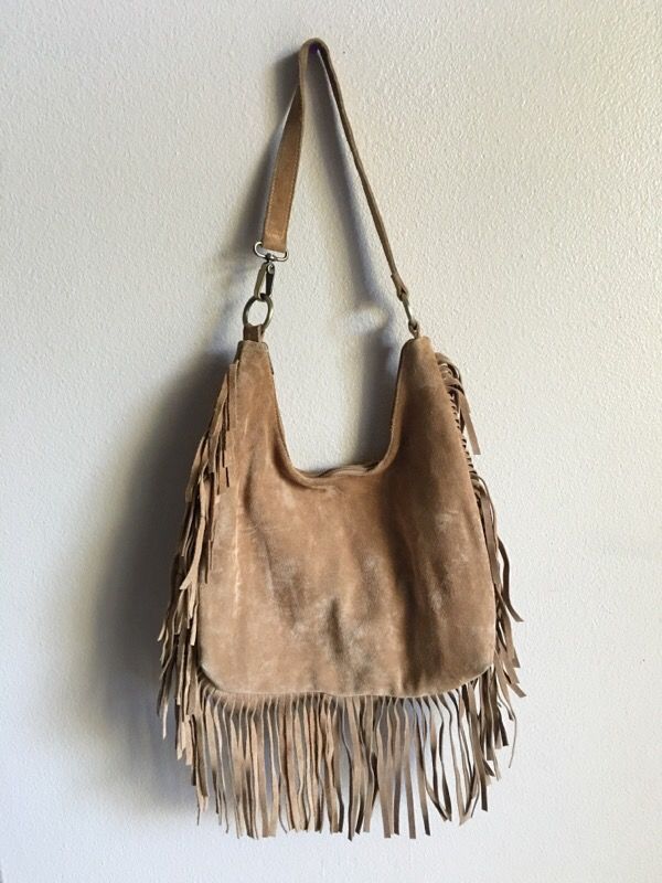 Leather Fringe Purse