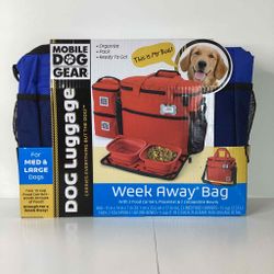 *NEW* Mobile Dog Gear Weekend Away Bag Dog Lugage