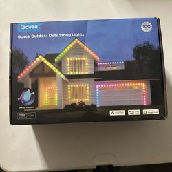 Grovee Outdoor Dots String Lights 100ft RGBICW Led Smart Lighting