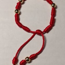 Sinaloan Gold Bead Bracelets Pulsera De Hilo 