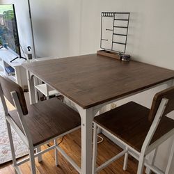 Dining Table with 2 Chairs