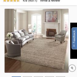 Thomasville Marketplace Luxury Shag Rug Collection, 9’5” x 13', new in the sealed box.