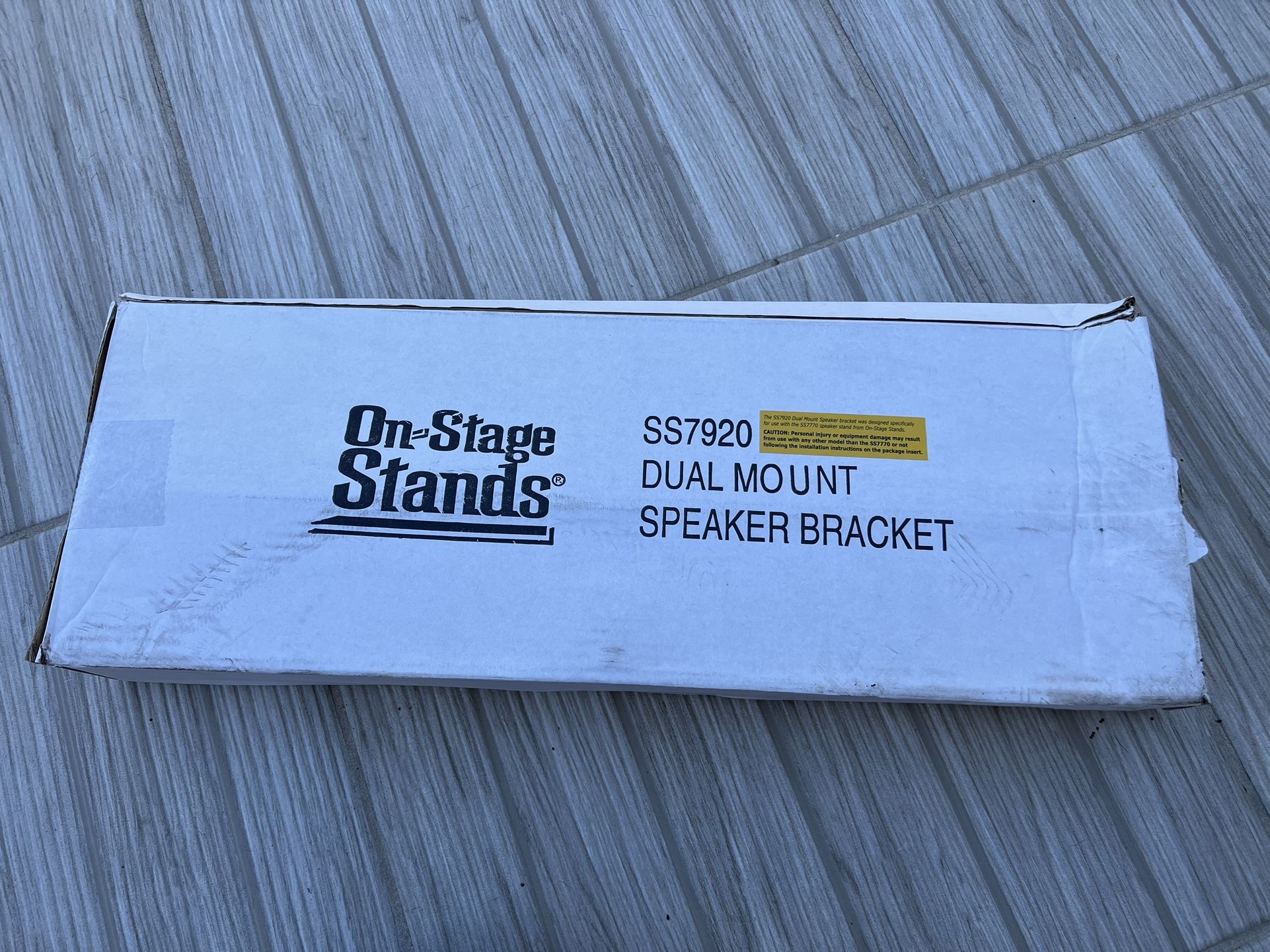 On Stage SS7920 Dual Mount Speaker Bracket