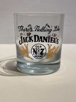 Jack Daniel's Glass Old No. 7 There's Nothing Like Whiskey