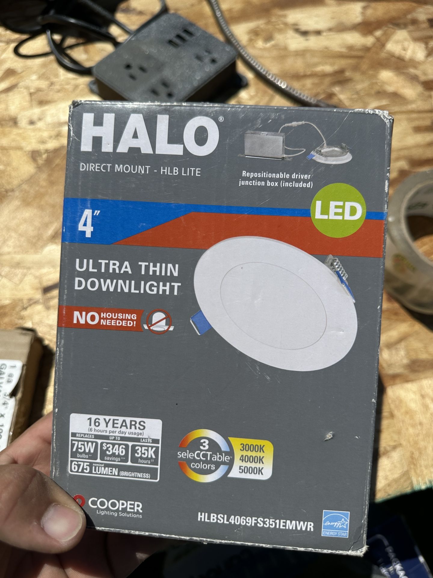 Single 4” Ceiling Light