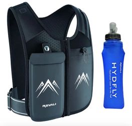 New XS, Small Running Vest With Hydration Bottle