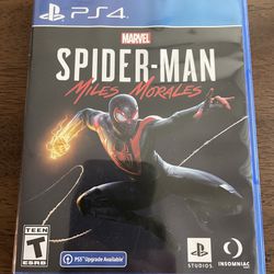 PS4 Spider-Man Miles Morales CIB like new