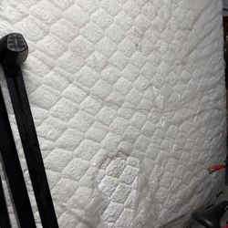 King size bed with one flaw. Box springs included