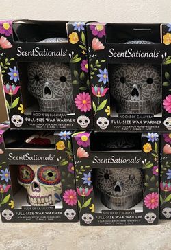 Day Of The Dead Dia De Muertos Wax Warmer Brand New  Sugar Skull