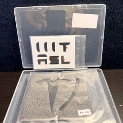 Tesla Model 3 Highland - Emblem cover & letters