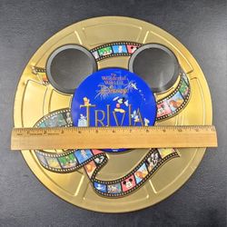 VINTAGE The Wonderful World of Disney Trivia Game Tin Mattel 1997 (new open box)