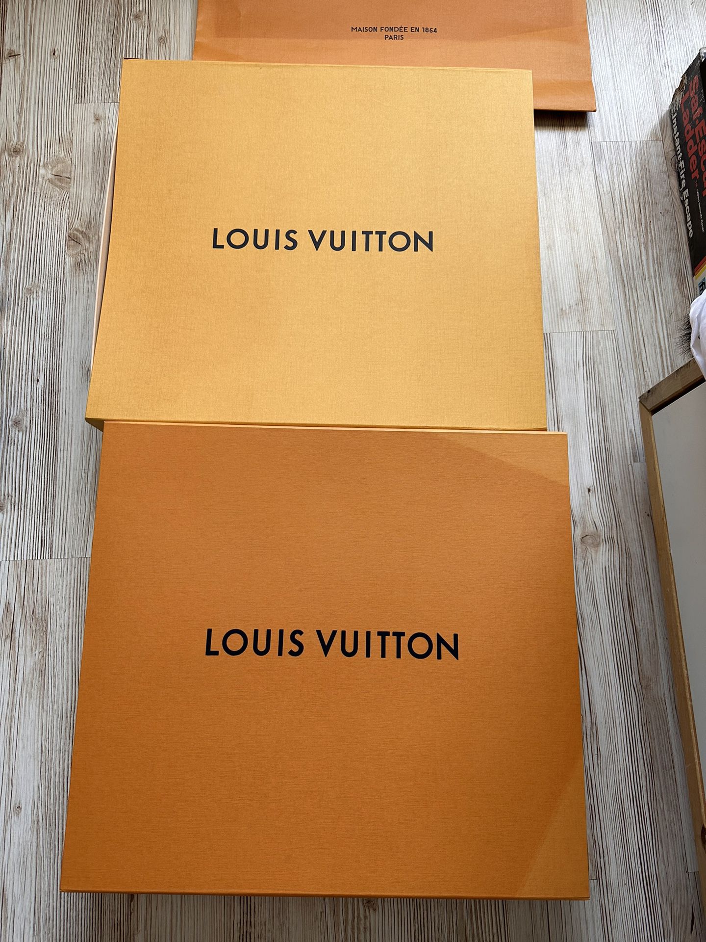 Authentic LV boxes/bags