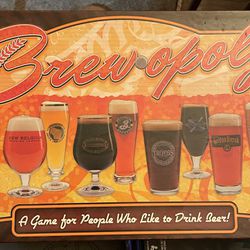 Beer-Opoly Board Game Like Brand New