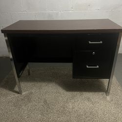 Desk Solid Wood File Drawers