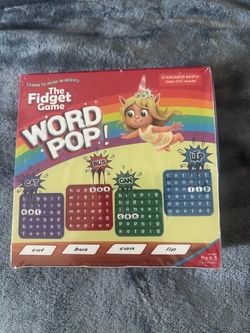 The Fidget Game Word Pop! Board Game