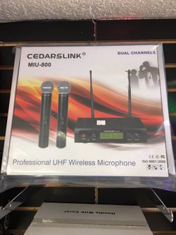 Dual Microphone 🎤🎤 wireless system