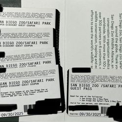 San Diego Zoo Tickets - 1 Full Ticket & 4 50% Off